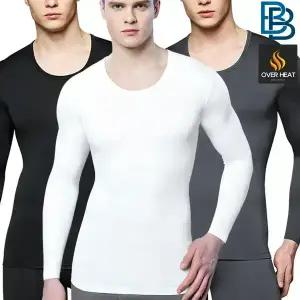 비앤비 프리미엄기모오버히트남성내의상의단품