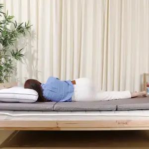 딱딱한 매트리스 3단 접이식 탄탄폼 원룸 매트리스 멀티싱글