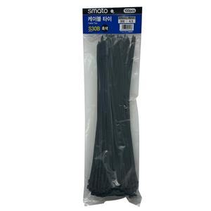 스마토 케이블타이 미니 300MM 흑색 100개입 4.5MM