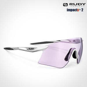 루디 아스트랄 S 스피어 화이트 매트 SP977558-K000 퍼플 변색 스포츠 선글라스 고글