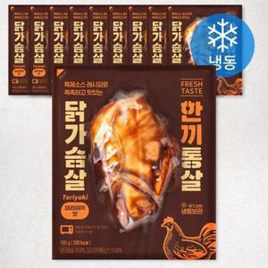 한끼통살 닭가슴살 데리야끼맛 (냉동), 100g, 10개 one option