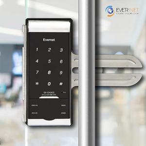 에버넷 초이스글라스 유리문도어락 사무실 상가 강화도어 번호키 교체설치