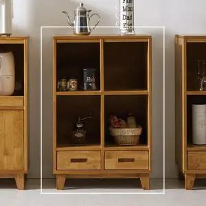 브라운 600 풀 원목 주방수납장