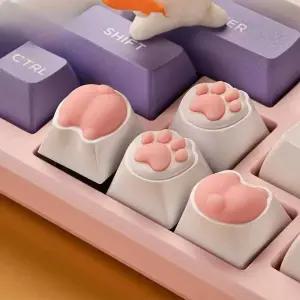 8개입 고양이 키캡 8pcs 키보드 키캡 캣 발톱 코기 엉덩이