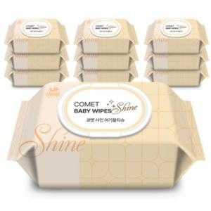 코멧 샤인 아기물티슈 캡형 100매 x 30팩 (총 3000매)