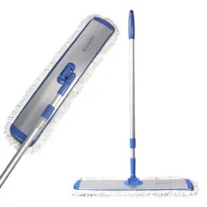 제이오마켓 삼정 후레쉬 알루미늄 방걸레 세트 48cm/실내 거실 가정용 사무실 방바닥 회전 극세사 물걸레 밀대