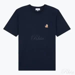 메종키츠네 스피디 폭스 패치 컴포트 티셔츠 MM00125KJ0008 P476