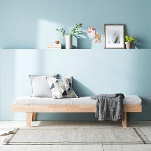 장인가구 스칸디 원목 1인용침대 미니싱글침대_심플형_프레임