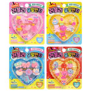 러블리 코디 요일 반지세트 7개입 우정반지 소꿉놀이 장난감