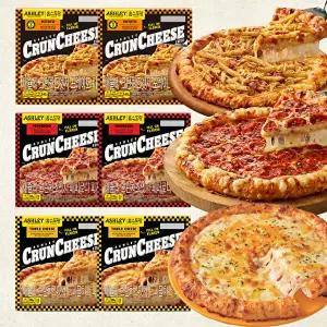 [애슐리홈스토랑]T크런치즈엣지 트리플치즈피자 2판+ 페페로니 2판 + 포테이토 2판 (피자세트)