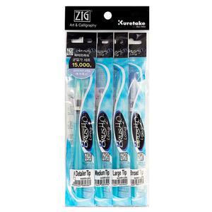 지그 쿠레타케 워터브러쉬 붓펜 4종 세트 수채화 일러스트 브러쉬