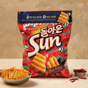 오리온 썬 핫스파이시 지퍼백 273g