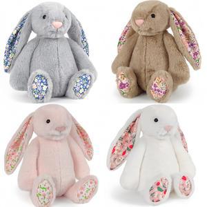 Jellycat 보니 토끼 꽃 귀 봉제 인형 카와이 룸 장식 장난감 소파 쿠션 생일 선물