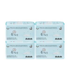 유기농본 본내츄럴 생리대 팬티라이너 SAP FREE 유기농 순면커버 롱 36개입 x 4팩