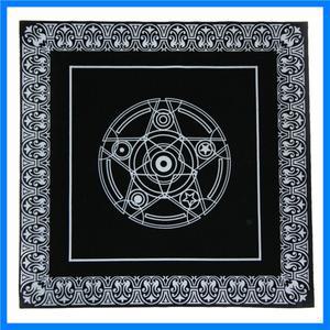 새로운 오각형 타로 테이블 천 장식 점술 태피스트리 타로 카드 식탁보 제단 천 보드 게임 카드 패드 1 개