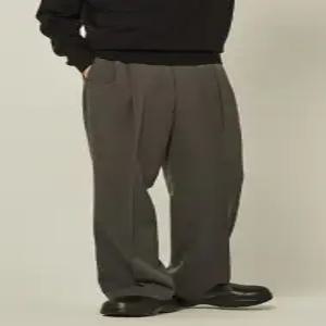 투턱 기모 와이드 슬랙스