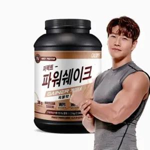 칼로바이 퍼펙트파워쉐이크 게이너 곡물맛 2kg 김종국 프로틴 단백질 2kg 1개