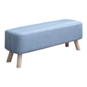 현관벤치 거실 긴 낮은 등받이 없는 패브릭 벤치 시트 벤치(보라색) - 90x29x35cm