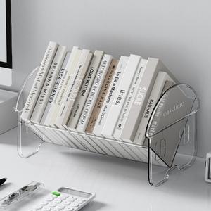 아크릴 심플 어린이 책장 책꽂이 간이 만화책 유아 책상위