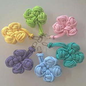 양말목 양말목공예 네잎클로버 키링 만들기 키트 diy 꿈과사랑방