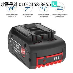 BOSCH 18Volt 6.0Ah 리튬 이온 배터리 Professional BAT609BAT609GBAT618 GBA GSR BAT609 (KC) 충전식