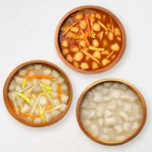 [대용량 7인분] 강원도 감자옹심이 + 혼합소스7봉  옹심3 장칼2 사골2)