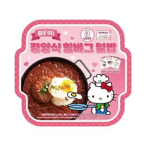 헬로키티 경양식 함바그 덮밥 373g x 12개