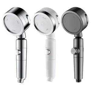 수압상승 원터치 3단조절 샤워기헤드 360도 회전 절수효과