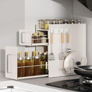 틈새 수납장 다용도 선반 철제 양념수납장 미니 슬림 주방