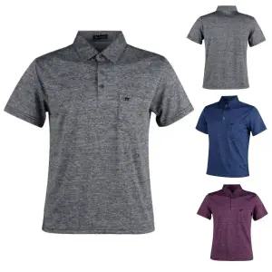 세련된 레이온 혼방 남성 골프 카라반팔티 실외연습장 피케셔츠 시즌