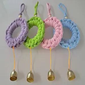 양말목 도어벨 4종세트 만들기 키트 diy 양말목공예 꿈과사랑방