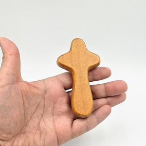 전도선물 기도손 받침 자석 성찬식 원목 나무십자가 기도손십자가 단기선교