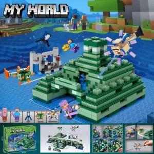 마인크래프트 바다의 유적 21136 호환레고 조립 블록