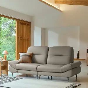 [다우닝]센느 3인 전체 천연가죽 소파