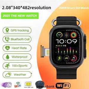 DW09 5G 네트워크 SIM 카드 2.1인치 AMOLED GPS WIFI 글로벌 통화 스마트워치 남성용 울트라 4G 안드로이드