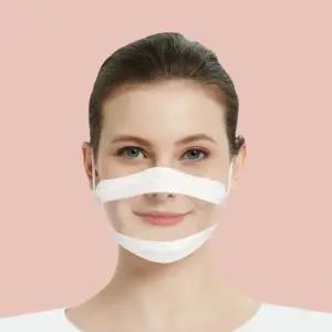 이피다투명창마스크 10매입 입 보이는 수업 강의 언어 교육