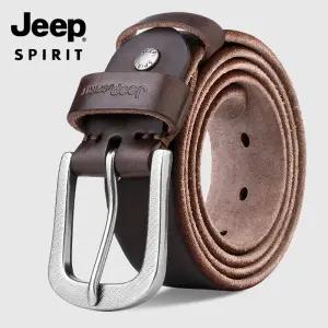 JEEP SPIRIT 남자 이너 버클 벨트 정장 캐주얼 가죽 허리띠