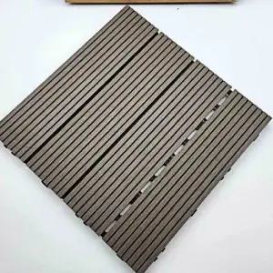 다크브라운 우드st 바닥재 조립식 데크타일 베란다 바닥재 데크타일 데크 조립식 바닥 바닥타일