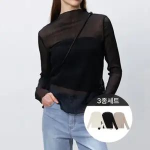 프릴시스루블라우스3종세트