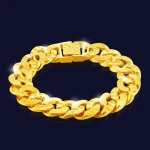 18k 특수 압축 도금 팔찌 써지컬 남자 남성 노블레스 14K 은 써지컬 두꺼운 굵은 티타늄 메달