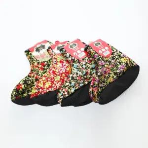 요술 신축성 할머니 기모 꽃버선 중목/버선/덧신/덧버선/양말/실내화/보온/실내/실내용/발열/겨울/패션