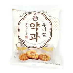 아리랑 한입 참 우리쌀 약과 340gX 5 건강한 디저트/간식/맛있는/미니/전통과자/어르신간식/과자선물/어른