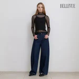 [BELLEVUE] 벨뷰 25FW 커브드 데님 팬츠