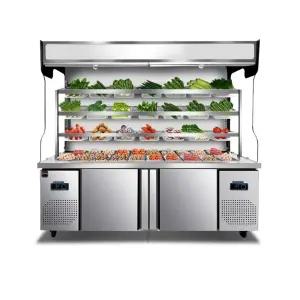 냉장고 업소용 디스플레이 마라탕 상업용 신선 야채 반찬