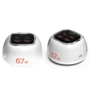 오아 쁘띠차저 67W GaN PD3.0 PPS 4포트 초고속 미니 핸드폰 태블릿 멀티충전기