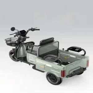 안전 전동 삼륜차 미니카 어르신 운반 전기 출퇴근용 자전거 노인 접이식 안전한이동 ,