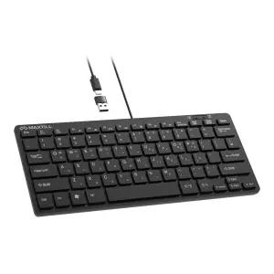 맥스틸 GM-K20C 저소음 USB C타입 유선 미니 키보드 컴퓨터 노트북 사무용 사무실 태블릿 맥북 아이패드 저가 미니 키보드
