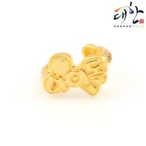 [대한골드]순금 아이돌 돌반지 3.75g 첫돌 백일 돌잔치 선물