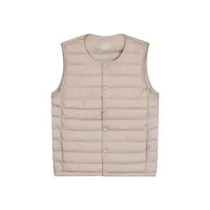 [하프클럽/해리슨]남녀공용 라운드넥 경량 패딩 조끼 HA-1010 THEC1012