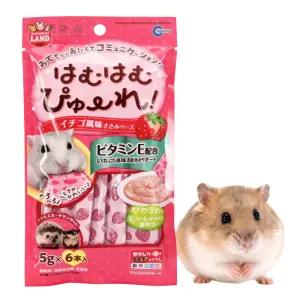 마루칸 하무하무 딸기 퓨레 (완품) 햄스터 간식 먹이